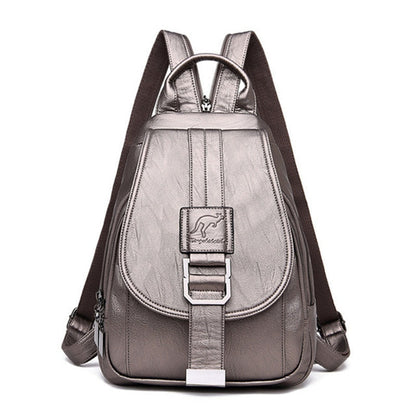 Elegant and Soft Leather Backpack