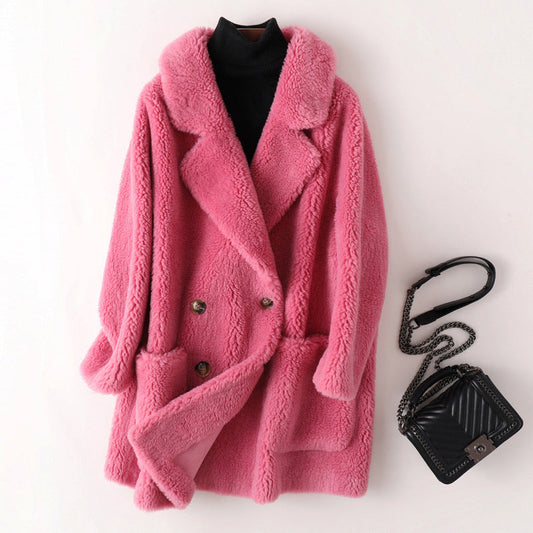 Sophie Soft and Elegant Shearling Coat