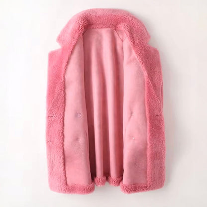 Sophie Soft and Elegant Shearling Coat