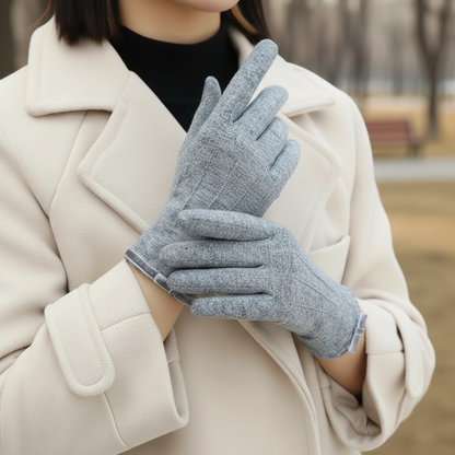 Sophie – Elegant Winter Gloves in Soft Cashmere Touchscreen