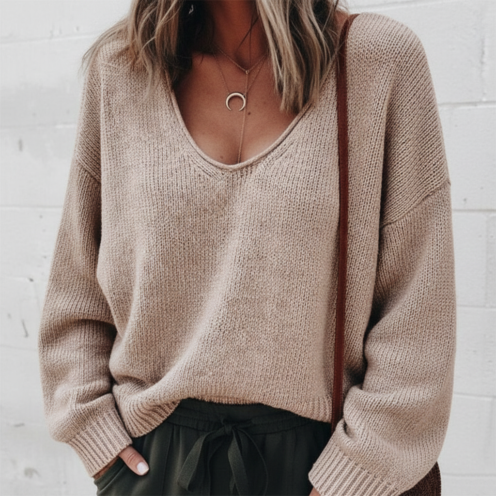 Sophie – Pull en maille douce et élégante