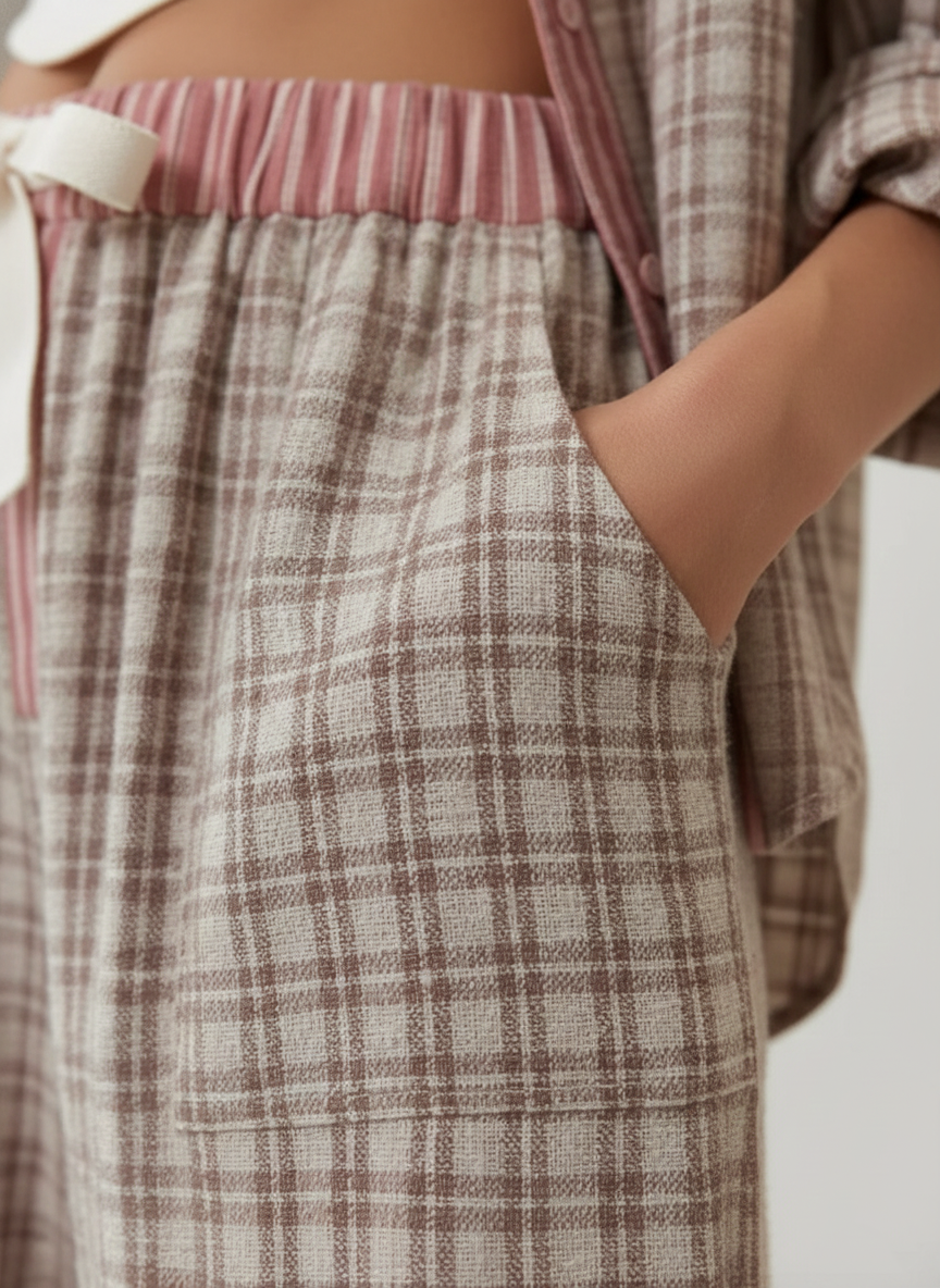 Sophie – Pigiama elegante e morbido in poliestere premium