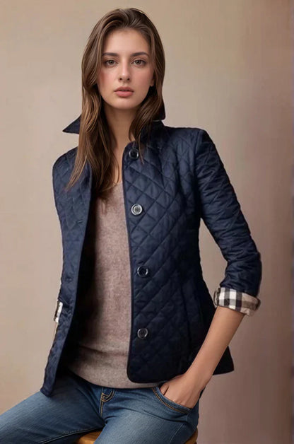 Emma – Élégante Veste Matelassée Classique