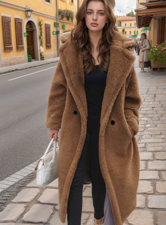 Emma – Manteau teddy urbain chic et douillet