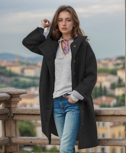 Emma – Elegant Double-Breasted Mixed Wool Coat