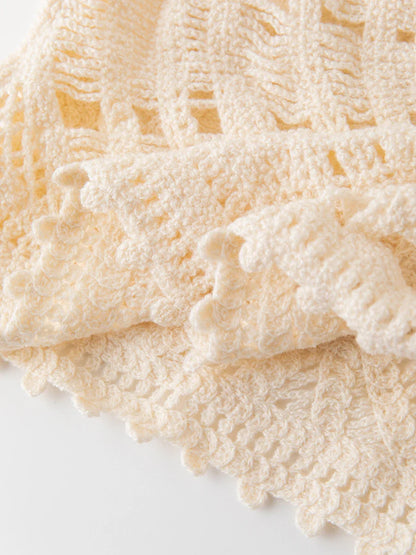 Robe Femme Crochet – Sans Manches – Décolleté V