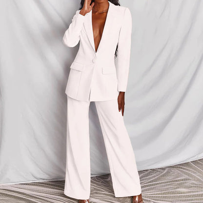 Women's Suit Set – Fitted Blazer 1 Button