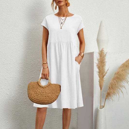 Emma – Long soft and breathable summer cotton dress