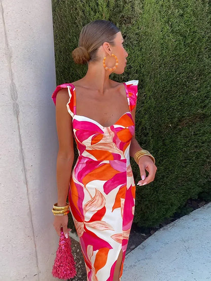 Robe Femme Cintrée - Sans Manches - Épaules Structurées