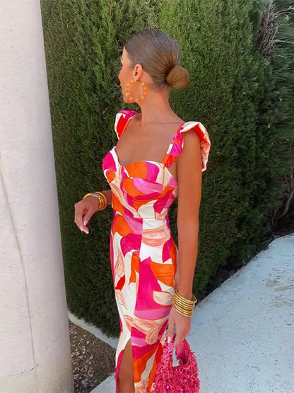 Robe Femme Cintrée - Sans Manches - Épaules Structurées