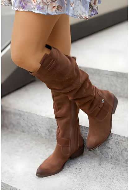 Sophie – Bottes hautes en cuir souple et élégant