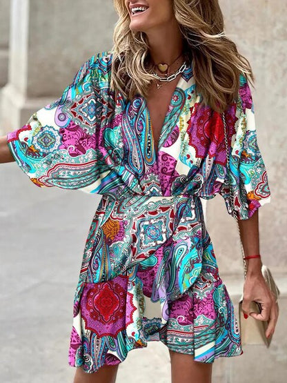 Léa – Long bohemian dress, fluid and light