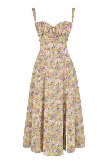 Emma Elegant Bustier Dress with Tied Back