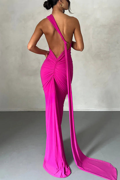 Elegant Sweet Long Backless Dress