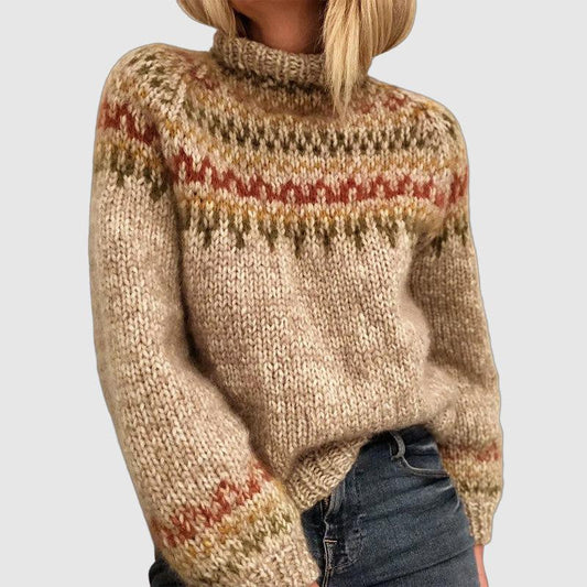 Léa – Warm and comfortable sweater with timeless Nordic pattern