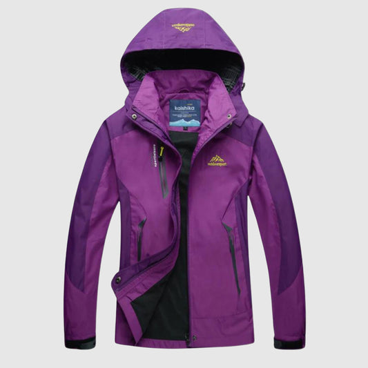 Sophie – Veste imperméable à capuche pour aventures extrêmes