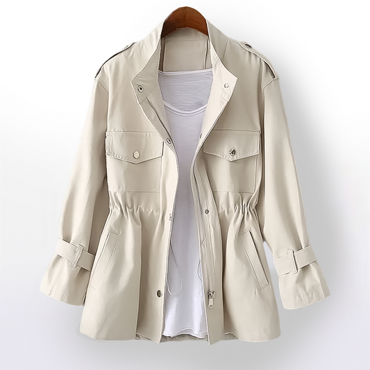 Léa – Veste utility cintrée avec poches multiples