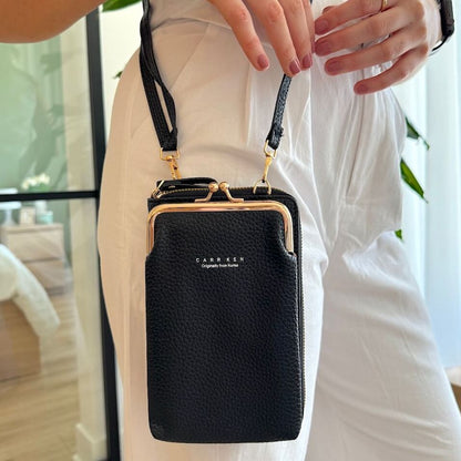 Léna Elegant Mini Phone Bag in Vegan Leather
