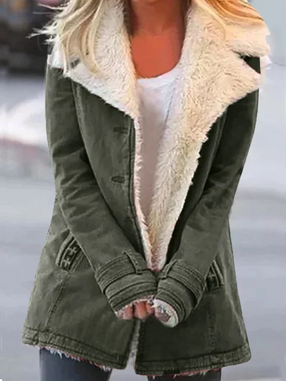 Sophie – Élégante veste chaude à col tailleur pour l’hiver