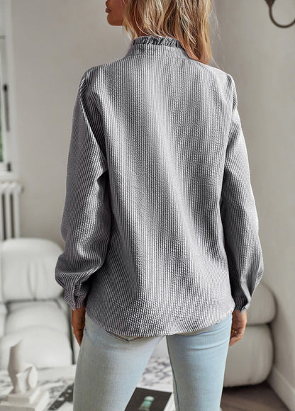 Emma Blouse Rayée Douce et Élégante