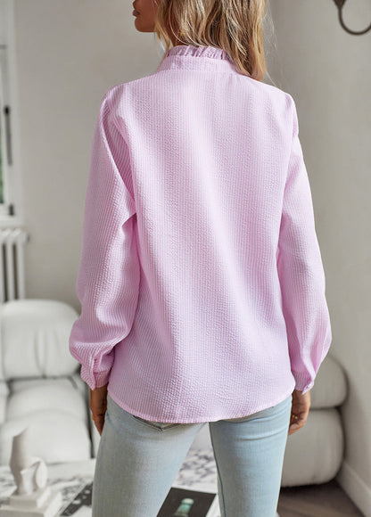 Emma Blouse Rayée Douce et Élégante