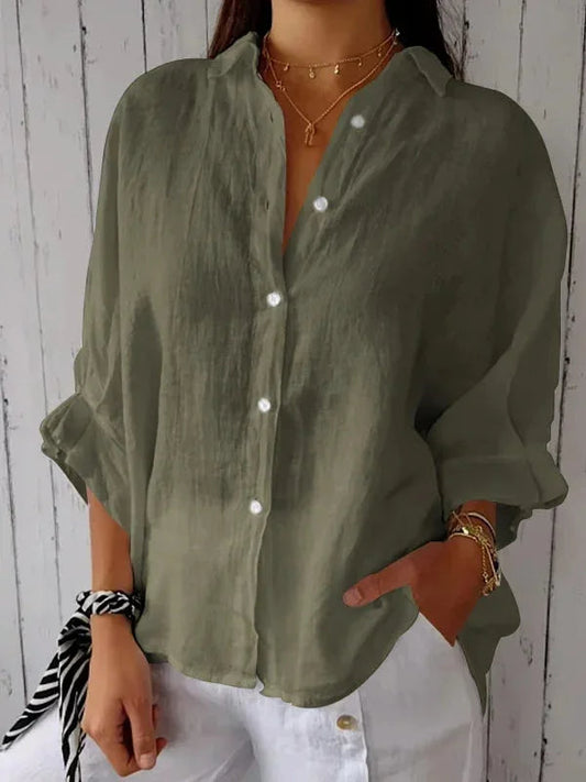 Ella – Soft and Airy Linen Blouse for Women
