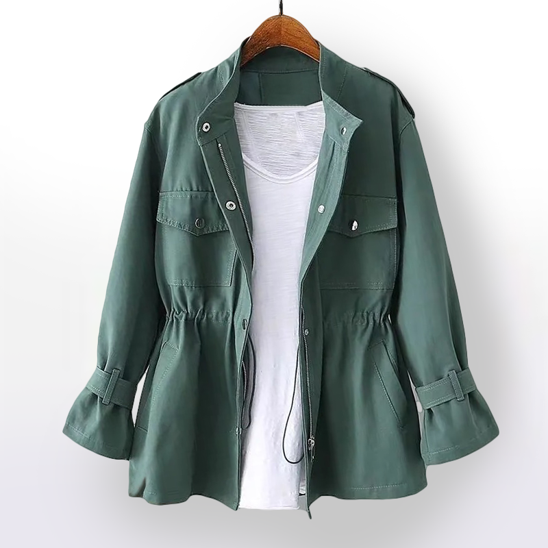 Léa – Veste utility cintrée avec poches multiples