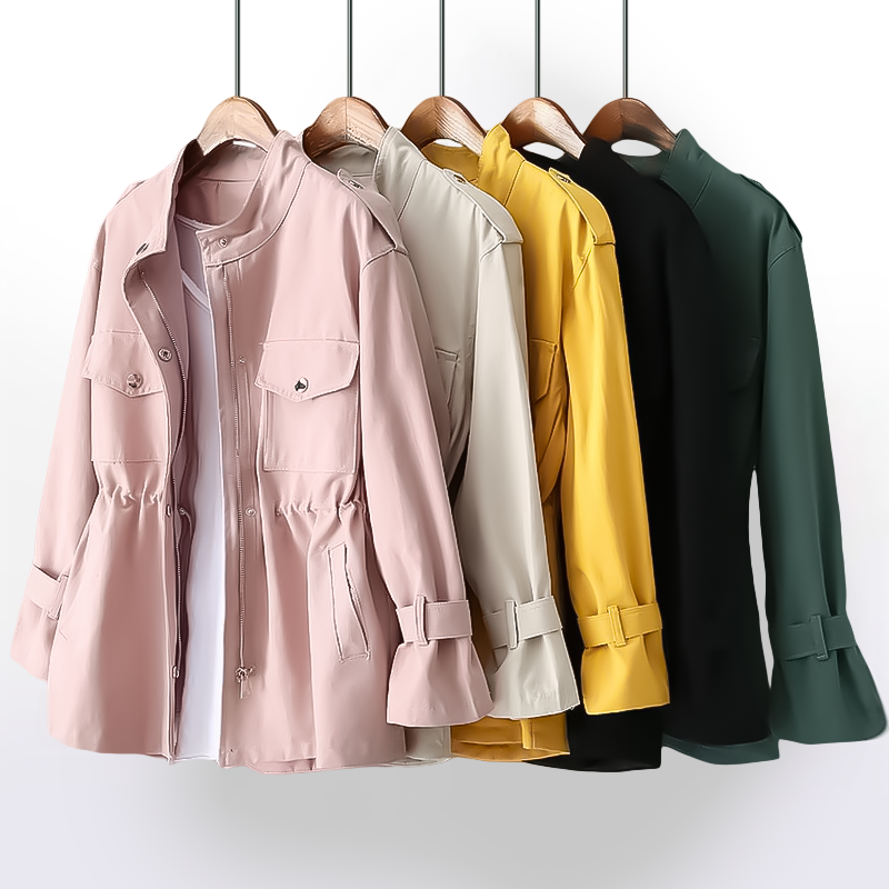 Léa – Veste utility cintrée avec poches multiples