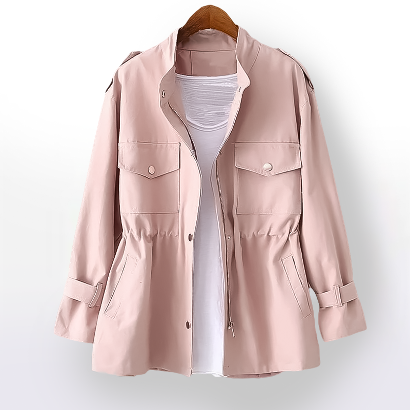 Léa – Veste utility cintrée avec poches multiples