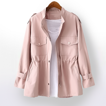 Léa – Veste utility cintrée avec poches multiples