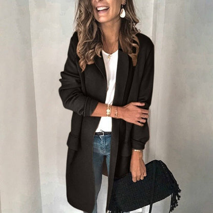 Emma – Elegant long cardigan in lightweight knit
