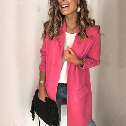 Emma – Elegant long cardigan in lightweight knit