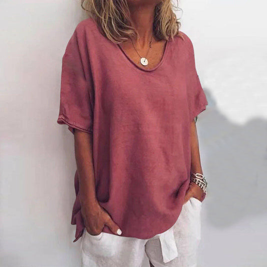 Léa soft and elegant summer blouse