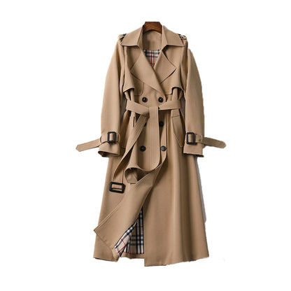 Emma – Trench élégant en polyester structuré