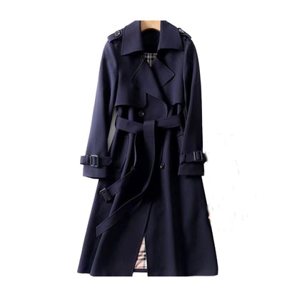 Emma – Trench élégant en polyester structuré