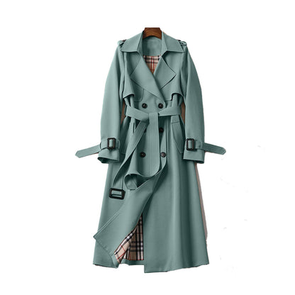 Emma – Trench élégant en polyester structuré