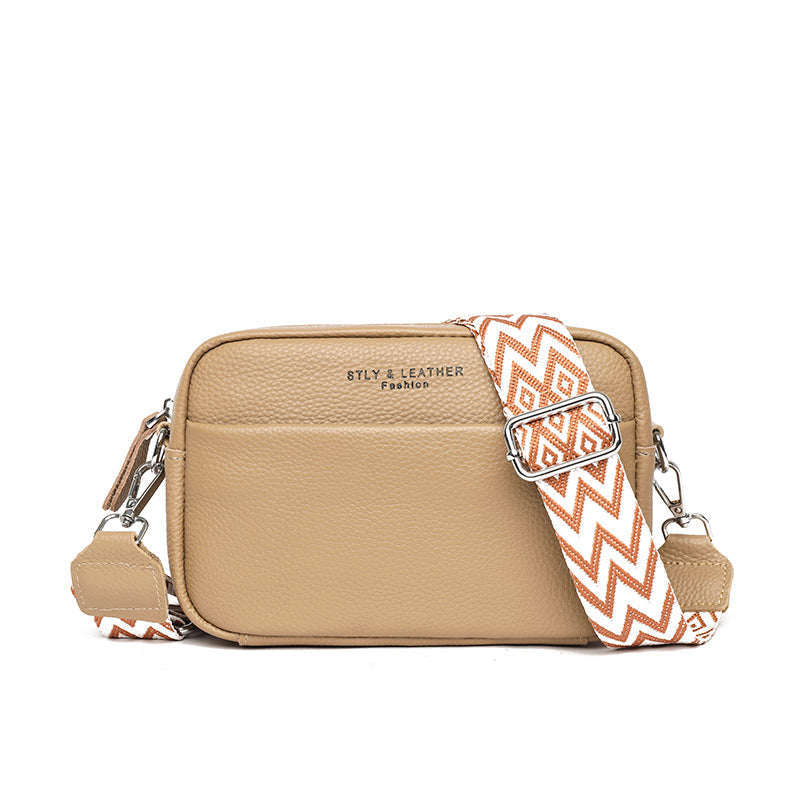 Sophie – Élégante et Texturée Sac Bandoulière en Cuir