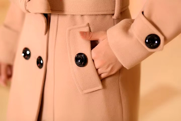 Manteau d'Hiver Luxe en Fourrure