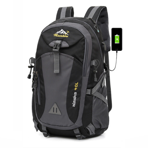 Sac À Dos De Randonnée 40L Avec Adaptateur USB Pour Randonneurs Connectés