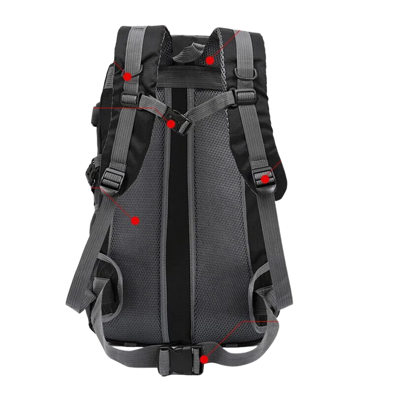 Sac À Dos De Randonnée 40L Avec Adaptateur USB Pour Randonneurs Connectés