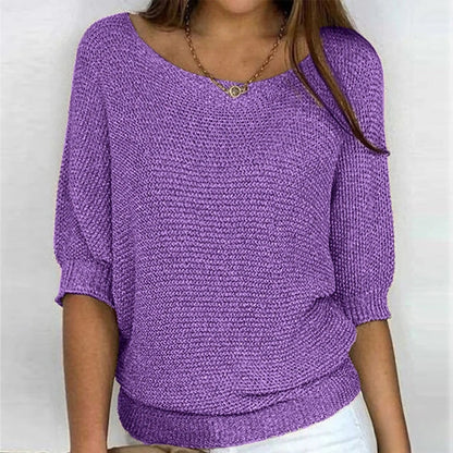 Sophie – Pull doux et élégant en maille premium