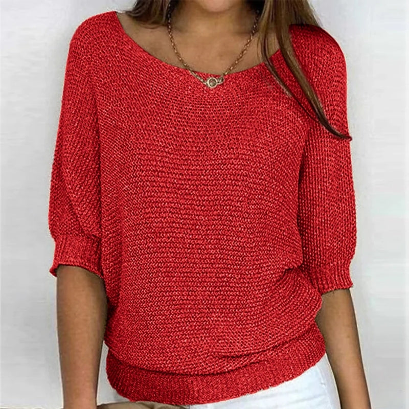 Sophie – Pull doux et élégant en maille premium