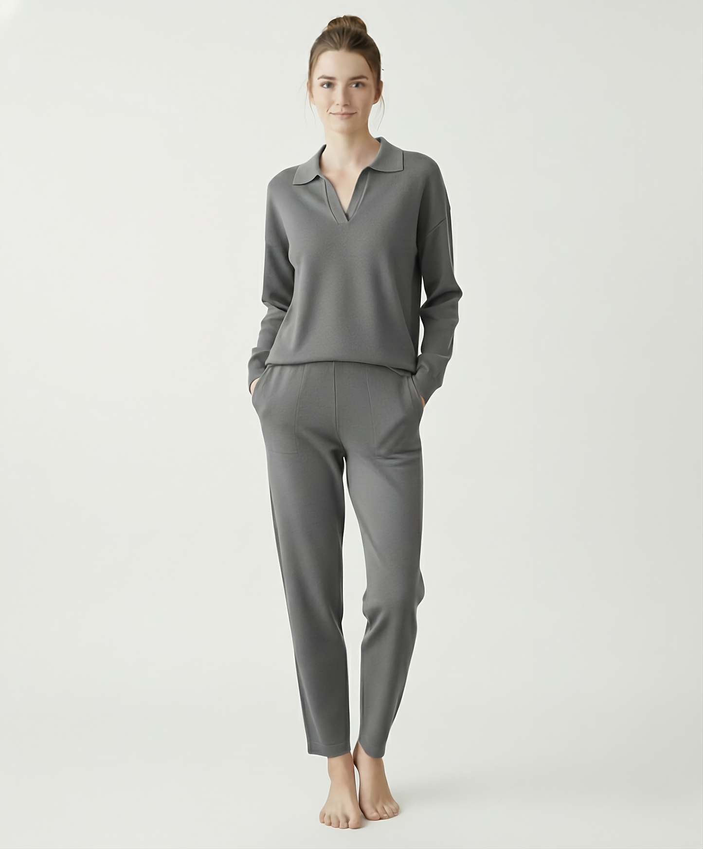 Emma Ensemble doux en cachemire – pull et pantalon de luxe
