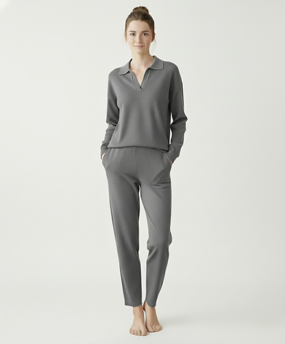 Emma Ensemble doux en cachemire – pull et pantalon de luxe
