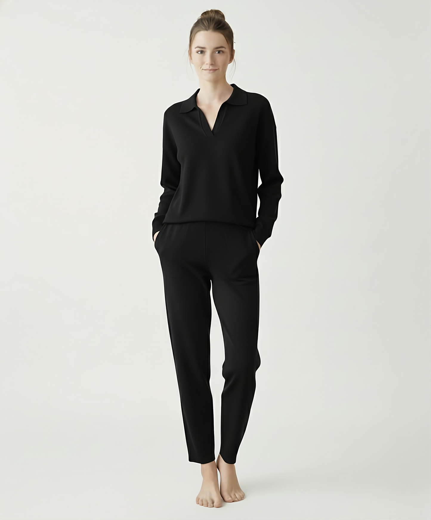 Emma Ensemble doux en cachemire – pull et pantalon de luxe