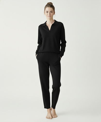 Emma Ensemble doux en cachemire – pull et pantalon de luxe
