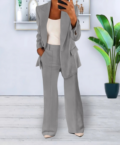 Sophie elegant wide-leg high-waisted pants