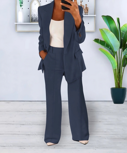 Sophie elegant wide-leg high-waisted pants